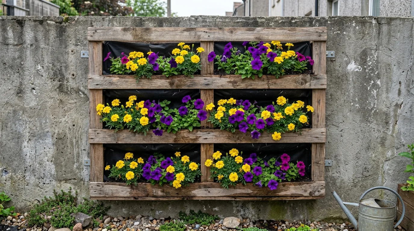 Pallet Raised Bed Frame